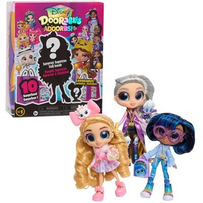 Just Play Poupées ADOORBS Disney Doorables avec Accessoires, 11 Figurines, poupées Surprises à Collectionner de 14 cm de Haut, Jouets pour Enfants de 5 Ans et Plus - Publicité Just Play Poupées ADOORBS Disney Doorables avec Accessoires, 11 Figurines, poupées Surprises à Collectionner de 14 cm de Haut, Jouets pour Enfants de 5 Ans et Plus - Publicité