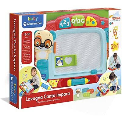 Clementoni Baby Ardoise Chante et Apprendre Magnétique Enfants 18-36 mois, Centre d'activités pour la petite enfance, pour dessiner, enseigner des chiffres, des mots et des formes, avec formules et - Publicité Clementoni Baby Ardoise Chante et Apprendre Magnétique Enfants 18-36 mois, Centre d'activités pour la petite enfance, pour dessiner, enseigner des chiffres, des mots et des formes, avec formules et - Publicité