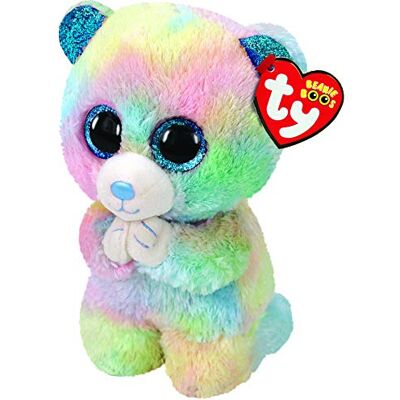 Ty - Beanie Boo's-Peluche Hope l'ours 15 cm, 36245, Multicolore - Publicité Ty - Beanie Boo's-Peluche Hope l'ours 15 cm, 36245, Multicolore - Publicité