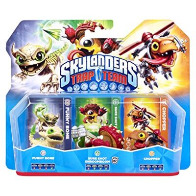 Disney Figurine Skylanders : Trap Team Chopper + Funny Bone + Shroomboom - Publicité Disney Figurine Skylanders : Trap Team Chopper + Funny Bone + Shroomboom - Publicité