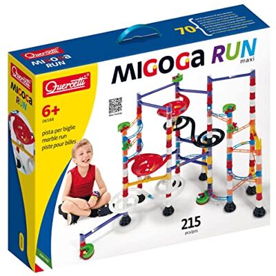 Quercetti Migoga Course de Billes - Jeu de Construction Créatif - Publicité Quercetti Migoga Course de Billes - Jeu de Construction Créatif - Publicité