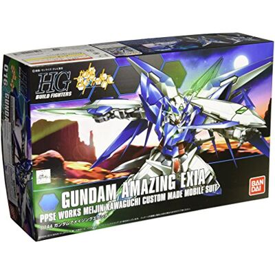 BANDAI Hobby #16 HGBF 1/144 Gundam Amazing Exia Gundam Build Fighters Model Kit - Publicité BANDAI Hobby #16 HGBF 1/144 Gundam Amazing Exia Gundam Build Fighters Model Kit - Publicité