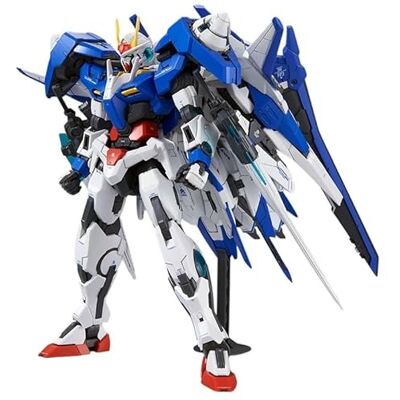 BANDAI Hobby MG 1/100 OO XN Raiser Kit Master Grade de Gundam 00 V Modèle détaillé et articulé Trans-Am Effect Pack Complet avec XN Unit et OO Raiser La Fusion Ultime ! - Publicité BANDAI Hobby MG 1/100 OO XN Raiser Kit Master Grade de Gundam 00 V Modèle détaillé et articulé Trans-Am Effect Pack Complet avec XN Unit et OO Raiser La Fusion Ultime ! - Publicité