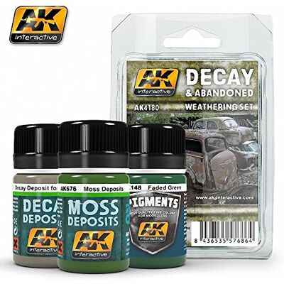 AK Interactive Decay and Abandoned Weathering Set (AK04180) - Publicité AK Interactive Decay and Abandoned Weathering Set (AK04180) - Publicité