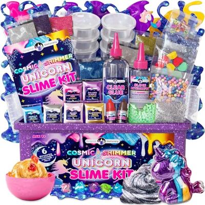 Original Stationery Kit de Slime Croquant Cosmique, Licorne et Crunchy pour Enfants Slime Complet Extraordinaire Phosphorescent Cadeaux d’Anniversaire Cosmic Shimmer Unicorn - Publicité Original Stationery Kit de Slime Croquant Cosmique, Licorne et Crunchy pour Enfants Slime Complet Extraordinaire Phosphorescent Cadeaux d’Anniversaire Cosmic Shimmer Unicorn - Publicité