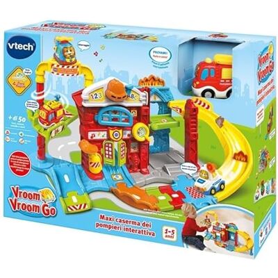 VTech Vroom Vroom Go Maxi Caserne de Pompiers - Jeu - Publicité VTech Vroom Vroom Go Maxi Caserne de Pompiers - Jeu - Publicité