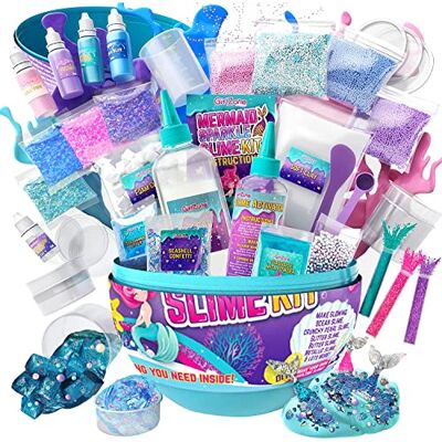 GirlZone - Egg Mermaid Sparkle Slime Kit - 9.5 - DIY Kit - Publicité GirlZone - Egg Mermaid Sparkle Slime Kit - 9.5 - DIY Kit - Publicité