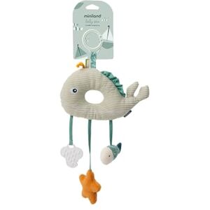 Miniland Jouet mobile pour lit bébé Centre sensoriel pour bébés : avec textures et anneau de dentition À suspendre ou à utiliser seul (Baby Sea) - Publicité Miniland Jouet mobile pour lit bébé Centre sensoriel pour bébés : avec textures et anneau de dentition À suspendre ou à utiliser seul (Baby Sea) - Publicité