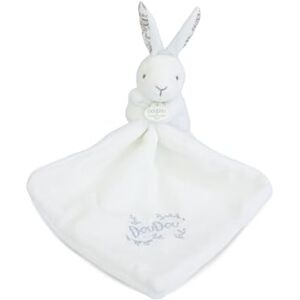 Doudou et Compagnie – Lapin Blanc avec Doudou – Peluche Bébé Ultra Douce – Motif Fleuri – Doudou de Naissance – Lavable Machine – Cadeau Bébé DC4359 - Publicité Doudou et Compagnie – Lapin Blanc avec Doudou – Peluche Bébé Ultra Douce – Motif Fleuri – Doudou de Naissance – Lavable Machine – Cadeau Bébé DC4359 - Publicité