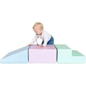 IGLU Soft Play Lot de 3 Bloc Mousse motricité bébé de Souples géants en Mousse (Pastel) - Publicité IGLU Soft Play Lot de 3 Bloc Mousse motricité bébé de Souples géants en Mousse (Pastel) - Publicité