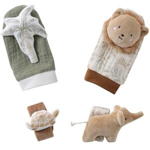 VERTBAUDET Anneaux de dentition pour mains et pieds Beige - Baby Rattles - Publicité VERTBAUDET Anneaux de dentition pour mains et pieds Beige - Baby Rattles - Publicité