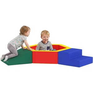 AIYAPLAY Parcours motricité bébé en Mousse EPE avec Piscine à balles, Module motricité bébé avec Housse en PU, Soft Play Corner Climber, Jouets éducatifs Enfants d'âge préscolaire, Multicolore - Publicité AIYAPLAY Parcours motricité bébé en Mousse EPE avec Piscine à balles, Module motricité bébé avec Housse en PU, Soft Play Corner Climber, Jouets éducatifs Enfants d'âge préscolaire, Multicolore - Publicité