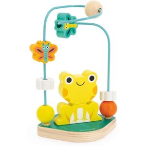 Janod Looping Grenouille Tropik Jouet d'Eveil en Bois Looping et Empilable Jouet Educatif Motricité Fine Certifié FSC Peinture à l'eau Dès 1 an, J08275 - Publicité Janod Looping Grenouille Tropik Jouet d'Eveil en Bois Looping et Empilable Jouet Educatif Motricité Fine Certifié FSC Peinture à l'eau Dès 1 an, J08275 - Publicité