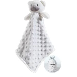 CREVENT Doudou Unisexe Doux et Mignon en Minky à Pois sur Le Devant et Envers en Sherpa (Ours Blanc) - Publicité CREVENT Doudou Unisexe Doux et Mignon en Minky à Pois sur Le Devant et Envers en Sherpa (Ours Blanc) - Publicité