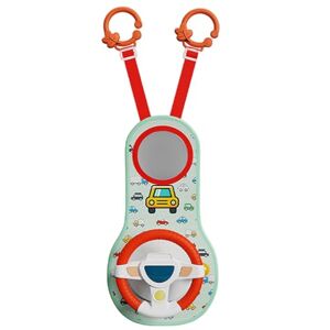 Otbushit Jouet de Volant pour siège de Voiture, Rotation à 360 ° avec Miroir, lumières Musicales et Sons Conduite, Jouets Poussette pour bébé 12 Mois et Plus - Publicité Otbushit Jouet de Volant pour siège de Voiture, Rotation à 360 ° avec Miroir, lumières Musicales et Sons Conduite, Jouets Poussette pour bébé 12 Mois et Plus - Publicité