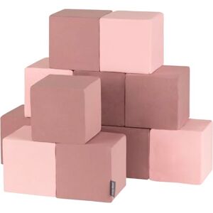 KiddyMoon Blocs De Construction 12 Pièces en Mousse pour Bébé Jouet Éducatif Housse en Coton, Cubes: Bruyère-Rose - Publicité KiddyMoon Blocs De Construction 12 Pièces en Mousse pour Bébé Jouet Éducatif Housse en Coton, Cubes: Bruyère-Rose - Publicité