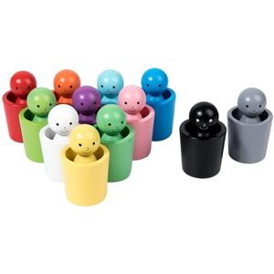 Tapallmy Jouets de tri de Couleurs pour Tout-Petits, gobelets empilables en Bois avec 12 poupées à Chevilles, Jouet Montessori pour la Correspondance des Couleurs, développement la motricité Fine - Publicité Tapallmy Jouets de tri de Couleurs pour Tout-Petits, gobelets empilables en Bois avec 12 poupées à Chevilles, Jouet Montessori pour la Correspondance des Couleurs, développement la motricité Fine - Publicité
