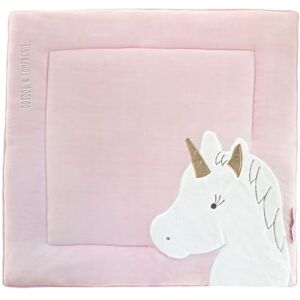 Doudou et Compagnie Tapis d'Éveil Bébé Licorne Rose/Or 100x100 cm Pour Bébé 0-6 Mois Jeu Rembourré et Confortable Adapté au Parc ou au Sol Idée Cadeau Naissance Tapidou DC3318 - Publicité Doudou et Compagnie Tapis d'Éveil Bébé Licorne Rose/Or 100x100 cm Pour Bébé 0-6 Mois Jeu Rembourré et Confortable Adapté au Parc ou au Sol Idée Cadeau Naissance Tapidou DC3318 - Publicité