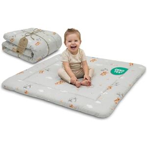 Totsy Baby Tapis d'eveil Chambre Bebe Matelas de Sol Enfant pour eveil Jeux au de Parc Tapis en Coton et Epais pour bébé et Enfants 100 cm Certificat Oeko-Tex Peluche - Publicité Totsy Baby Tapis d'eveil Chambre Bebe Matelas de Sol Enfant pour eveil Jeux au de Parc Tapis en Coton et Epais pour bébé et Enfants 100 cm Certificat Oeko-Tex Peluche - Publicité