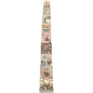 Egmont Toys Jeu de pyramides – 4 designs à empiler et à compter (forêt, musicien, famille de lapins, dinosaures), 9 blocs en carton, jouets éducatifs à partir de 36 mois – Apprentissage du comptage - Publicité Egmont Toys Jeu de pyramides – 4 designs à empiler et à compter (forêt, musicien, famille de lapins, dinosaures), 9 blocs en carton, jouets éducatifs à partir de 36 mois – Apprentissage du comptage - Publicité