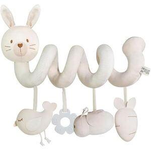 ZVD Jouet Poussette Bebe, Jouet de Poussette pour Bébé, Animaux en Peluche en Spirale Suspendus de Berceau, d'activité sensorielle éducative grinche,Spirale d'activité bébé (Lapin) - Publicité ZVD Jouet Poussette Bebe, Jouet de Poussette pour Bébé, Animaux en Peluche en Spirale Suspendus de Berceau, d'activité sensorielle éducative grinche,Spirale d'activité bébé (Lapin) - Publicité