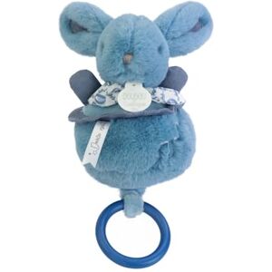 Doudou et Compagnie Boîte à Musique Lapin Doudou bleu – Peluche Musicale Ultra Douce Bébé avec Anneau Bois – Doudou Veilleuse Berceuse pour Endormir Bébé – Idée Cadeau Naissance DC4368 - Publicité Doudou et Compagnie Boîte à Musique Lapin Doudou bleu – Peluche Musicale Ultra Douce Bébé avec Anneau Bois – Doudou Veilleuse Berceuse pour Endormir Bébé – Idée Cadeau Naissance DC4368 - Publicité