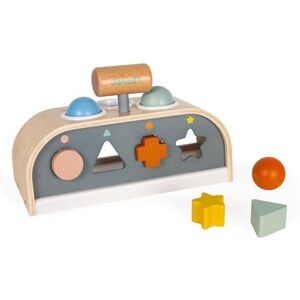 Janod Tap Tap Sweet Cocoon Jouet en Bois 3 en 1, Tap Tap, Encastrement et Boîte à Formes Jeu d'Éveil Certifié FSC Dès 1 an, J04409 - Publicité Janod Tap Tap Sweet Cocoon Jouet en Bois 3 en 1, Tap Tap, Encastrement et Boîte à Formes Jeu d'Éveil Certifié FSC Dès 1 an, J04409 - Publicité