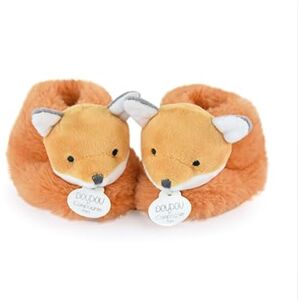 Doudou et Compagnie Chaussons Renard UNICEF Boite Ouverte Orange Hochet Intégré Idée Cadeau de Naissance Fille et Garçon De 0 à 6 Mois DC4002 - Publicité Doudou et Compagnie Chaussons Renard UNICEF Boite Ouverte Orange Hochet Intégré Idée Cadeau de Naissance Fille et Garçon De 0 à 6 Mois DC4002 - Publicité