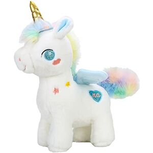 SWECOMZE Peluche licorne en peluche Grande licorne Pour bébé ou fille Cadeau d'anniversaire (bleu, 25 cm) - Publicité SWECOMZE Peluche licorne en peluche Grande licorne Pour bébé ou fille Cadeau d'anniversaire (bleu, 25 cm) - Publicité