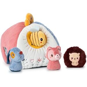 LILLIPUTIENS Maison d'Activités en Tissu avec 4 Accessoires pour Bébés Jouet Educatif avec 4 Hochets 4 Sons Jeu Cache-Cache et Manipulation 23cm de Haut Dès 9 Mois - Publicité LILLIPUTIENS Maison d'Activités en Tissu avec 4 Accessoires pour Bébés Jouet Educatif avec 4 Hochets 4 Sons Jeu Cache-Cache et Manipulation 23cm de Haut Dès 9 Mois - Publicité