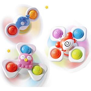Echehi Lot de 3 Jouet Ventouse Bebe, Jouet Bain Bebe, Jeux Sensoriel Bebe. Crabes - Publicité Echehi Lot de 3 Jouet Ventouse Bebe, Jouet Bain Bebe, Jeux Sensoriel Bebe. Crabes - Publicité