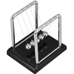 Jelquix Jouet de Bureau de Science Physique de Boule de Pendule D'équilibre en Métal, Cadeau Exquis de Soulagement de Stress de Temps de Balançoire de Longue Durée de Production, Noir (Fond Noir) - Publicité Jelquix Jouet de Bureau de Science Physique de Boule de Pendule D'équilibre en Métal, Cadeau Exquis de Soulagement de Stress de Temps de Balançoire de Longue Durée de Production, Noir (Fond Noir) - Publicité