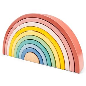 Woet ® Jouet Arc-en-Ciel à Empiler en Bois pour Tout-Petits – 10 Arches Colorées – Jouet d’Éveil Montessori pour Apprentissage des Couleurs – À Partir de 1 An – Cadeau Filles et Garçons - Publicité Woet ® Jouet Arc-en-Ciel à Empiler en Bois pour Tout-Petits – 10 Arches Colorées – Jouet d’Éveil Montessori pour Apprentissage des Couleurs – À Partir de 1 An – Cadeau Filles et Garçons - Publicité