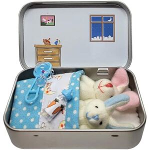 Petits Lapins de Poche en boîte, Peluche, décoration Pâques pour Enfants et Adultes, Cadeau Fait Main, décoration Maison saisonnière, poupée Lapin - Publicité Petits Lapins de Poche en boîte, Peluche, décoration Pâques pour Enfants et Adultes, Cadeau Fait Main, décoration Maison saisonnière, poupée Lapin - Publicité