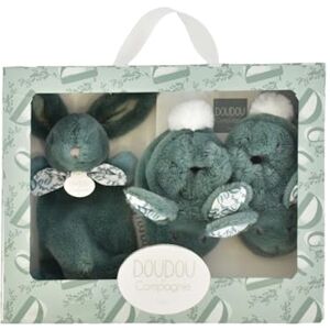 Doudou et Compagnie Coffret Naissance Lapin Doudou Vert Sauge avec Chaussons Bébé Coordonnés – Peluche Doudou Douce dès la Naissance – Boîte Cadeau pour Offrir – Idée Cadeau Mixte DC4260 - Publicité Doudou et Compagnie Coffret Naissance Lapin Doudou Vert Sauge avec Chaussons Bébé Coordonnés – Peluche Doudou Douce dès la Naissance – Boîte Cadeau pour Offrir – Idée Cadeau Mixte DC4260 - Publicité