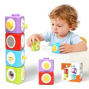 BelleStyle Jouet Bebe 1 an, 12 in 1 Montessori Sensoriel Jouets pour Tout-Petits 12-24 Mois, Jouets de Voyage pour Bébés, Motricité Cube d'Activité Jeux Cadeau Educatif Jeu pour Enfants 1 2 3 Ans - Publicité BelleStyle Jouet Bebe 1 an, 12 in 1 Montessori Sensoriel Jouets pour Tout-Petits 12-24 Mois, Jouets de Voyage pour Bébés, Motricité Cube d'Activité Jeux Cadeau Educatif Jeu pour Enfants 1 2 3 Ans - Publicité