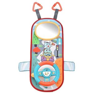 Comebachome Jouets de siège de Voiture orientés vers l'arrière, Jouet Volant pour bébé Rotatif à 360 ° avec Miroir, Musique, lumières et Sons Conduite, 12 Mois et Plus Volant pour Enfants pour siège arrièr - Publicité Comebachome Jouets de siège de Voiture orientés vers l'arrière, Jouet Volant pour bébé Rotatif à 360 ° avec Miroir, Musique, lumières et Sons Conduite, 12 Mois et Plus Volant pour Enfants pour siège arrièr - Publicité
