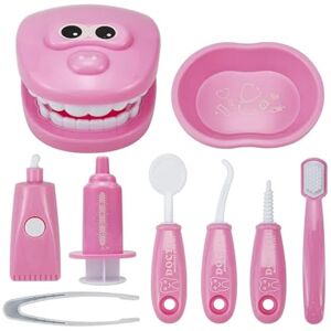 TLHWIN Kit d'imitation de Dentiste pour Enfants, Jouet éducatif médical pour l'école, garçons et Filles, Cadeau de Jeu de rôle (Rose) - Publicité TLHWIN Kit d'imitation de Dentiste pour Enfants, Jouet éducatif médical pour l'école, garçons et Filles, Cadeau de Jeu de rôle (Rose) - Publicité