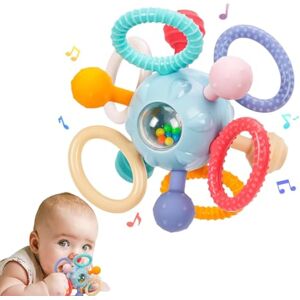 VORENUS Jouet Dentition Bebe Balle Pour Naissance 0-3 Mois, Jouet Bebe 1 an Jeux Montessori Bebes eveil 0-6 Mois, Jeux Bebes Hochet Sensorielle 0 3 6 9 12 Mois Filles Garçons (Bleu) - Publicité VORENUS Jouet Dentition Bebe Balle Pour Naissance 0-3 Mois, Jouet Bebe 1 an Jeux Montessori Bebes eveil 0-6 Mois, Jeux Bebes Hochet Sensorielle 0 3 6 9 12 Mois Filles Garçons (Bleu) - Publicité