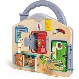 Hape Tableau d'Activités Multi Fermetures Enfant de 3 à 6 Ans Reconnaissance des Formes, Motricité Fine, Jeu Éducatif Apprentissage du Langage et de la Sécurité Jouet Sensoriel Enfant - Publicité Hape Tableau d'Activités Multi Fermetures Enfant de 3 à 6 Ans Reconnaissance des Formes, Motricité Fine, Jeu Éducatif Apprentissage du Langage et de la Sécurité Jouet Sensoriel Enfant - Publicité