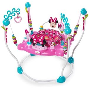 Bright Starts , Disney Baby, Aire d'Eveil à Rebonds Minnie PeekABoo avec plus de 12 jouets d'activité, trotteur avec musique et lumières, siège tournant à 360 degrés, réglable, rose, 6 mois et plus - Publicité Bright Starts , Disney Baby, Aire d'Eveil à Rebonds Minnie PeekABoo avec plus de 12 jouets d'activité, trotteur avec musique et lumières, siège tournant à 360 degrés, réglable, rose, 6 mois et plus - Publicité