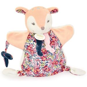 Doudou et Compagnie Handpuppe Rehkitz - 25cm Marionnette - Publicité Doudou et Compagnie Handpuppe Rehkitz - 25cm Marionnette - Publicité
