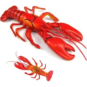 Comebachome Jouet de Homard, Homard en Plastique de Simulation 11 Pouces, Accessoire d'animaux artificiels l'océan pour la Plage ou Les décorations fête Fruits mer - Publicité Comebachome Jouet de Homard, Homard en Plastique de Simulation 11 Pouces, Accessoire d'animaux artificiels l'océan pour la Plage ou Les décorations fête Fruits mer - Publicité