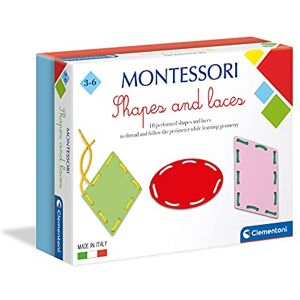 Clementoni - Montessori-Jouet éducatif pour Enfant Formes et Lacets-3 Ans +, 61335, Multicore - Publicité Clementoni - Montessori-Jouet éducatif pour Enfant Formes et Lacets-3 Ans +, 61335, Multicore - Publicité