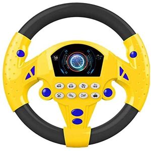 elemhome Petit volant de simulation pour enfants, jouet volant avec lumières musicales, simulation du volant pour enfants, jouet éducatif pour nourrissons et bébés Jaune - Publicité elemhome Petit volant de simulation pour enfants, jouet volant avec lumières musicales, simulation du volant pour enfants, jouet éducatif pour nourrissons et bébés Jaune - Publicité