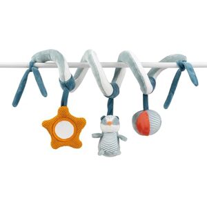 Nattou Jouet à suspendre en polyester, Blaireau Felix, Avec hochet et autres activités, env. 30 cm, Felix et Leo, Bleu clair - Publicité Nattou Jouet à suspendre en polyester, Blaireau Felix, Avec hochet et autres activités, env. 30 cm, Felix et Leo, Bleu clair - Publicité
