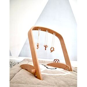 Ma Petite Tribu France Arche d'éveil scandinave en bois et ses 3 hochets - Publicité Ma Petite Tribu France Arche d'éveil scandinave en bois et ses 3 hochets - Publicité