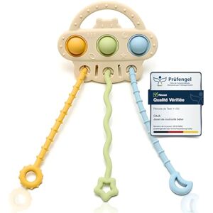 CAJA Jouet de motricité bébé dès 6 Mois Jouet sensoriel en Silicone pour développer la motricité Fine Jouet de Voyage pour Voiture Avion et Poussette Jouet d’éveil Fille et garçon - Publicité CAJA Jouet de motricité bébé dès 6 Mois Jouet sensoriel en Silicone pour développer la motricité Fine Jouet de Voyage pour Voiture Avion et Poussette Jouet d’éveil Fille et garçon - Publicité