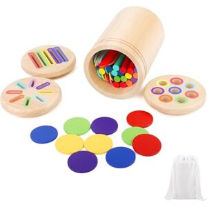 TNEDFOD Jeux Montessori 1 2 3 Ans, Motricité Fine Jeu Éducatif, Jeu de Tri Couleurs et Formes, Apprendre Les Couleurs Jeu Educatif, Jouets d'Activité et de Développement en Bois Montessori - Publicité TNEDFOD Jeux Montessori 1 2 3 Ans, Motricité Fine Jeu Éducatif, Jeu de Tri Couleurs et Formes, Apprendre Les Couleurs Jeu Educatif, Jouets d'Activité et de Développement en Bois Montessori - Publicité