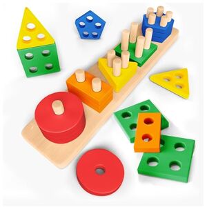 Sweety Fox Jeux Montessori 1 an Jouets d’Activité et de Développement 1 2 3 Ans Jeux Bebe 1 an à Empiler et de Tri en Bois Jouet Enfant - Publicité Sweety Fox Jeux Montessori 1 an Jouets d’Activité et de Développement 1 2 3 Ans Jeux Bebe 1 an à Empiler et de Tri en Bois Jouet Enfant - Publicité